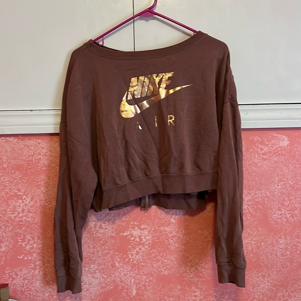 Nike cropped sweater